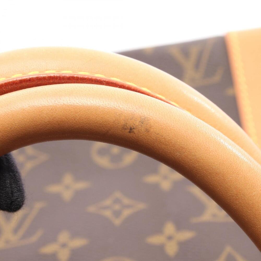 LOUIS VUITTON Brown Monogram Leather Keepall 50 Boston Bag - Picture 6 of 8
